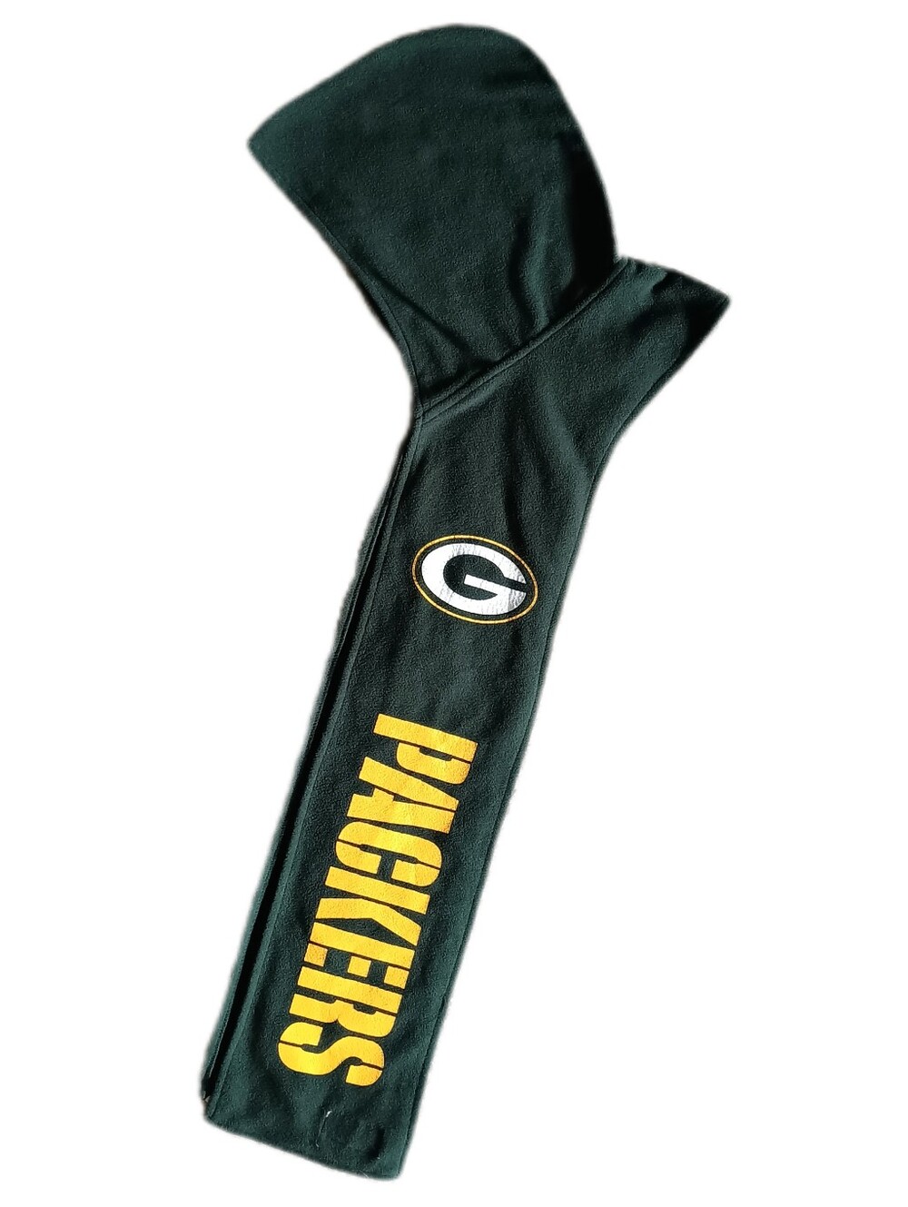 💚💛 Green Bay Packers Little Earth MVF Fleece Hooded Scarf Hood NFL Logo Winter